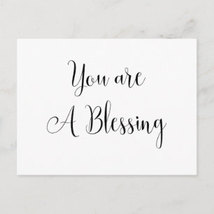 Postal Eres una Bendición, Mensaje Inspirador