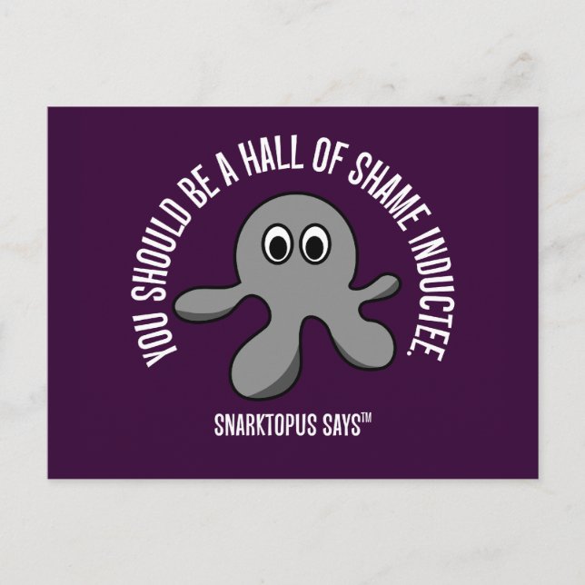 Postal Eres una decepción para todos los que conoces (Anverso)