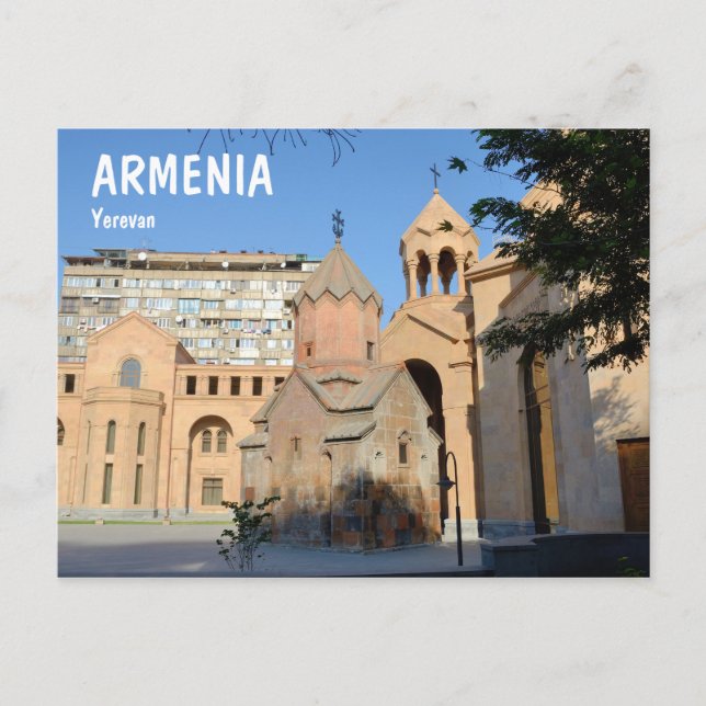 Postal Ereván, Armenia (Anverso)