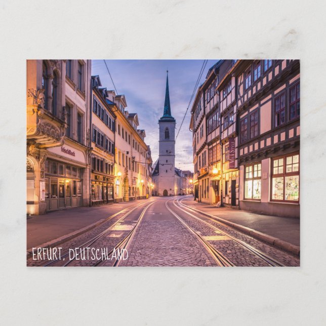 Postal Erfurt (Alemania) (Anverso)