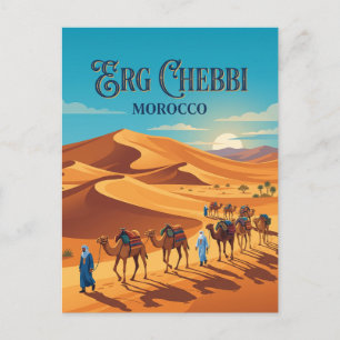 Postal Erg Chebbi Merzouga Marruecos
