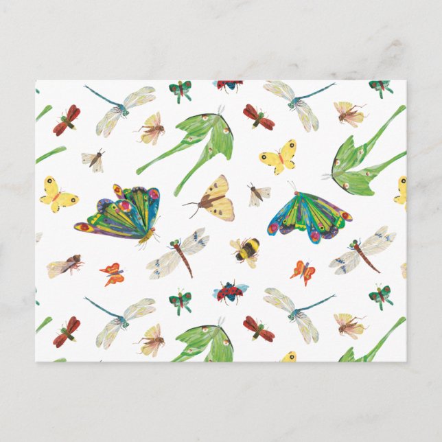 Postal Eric Carle | ¿No es bella la vida? Diseño (Anverso)