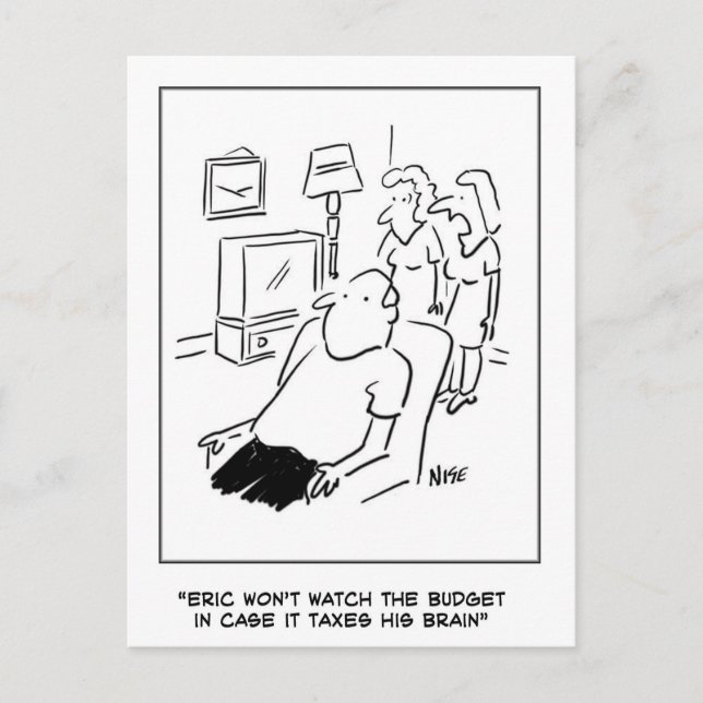 Postal Eric no verá el presupuesto en televisión (Anverso)