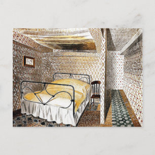 Postal Eric Ravilious art, Farmhouse Bedroom