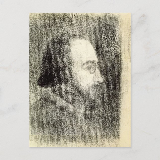 Postal Erik Satie c.1886 (Anverso)