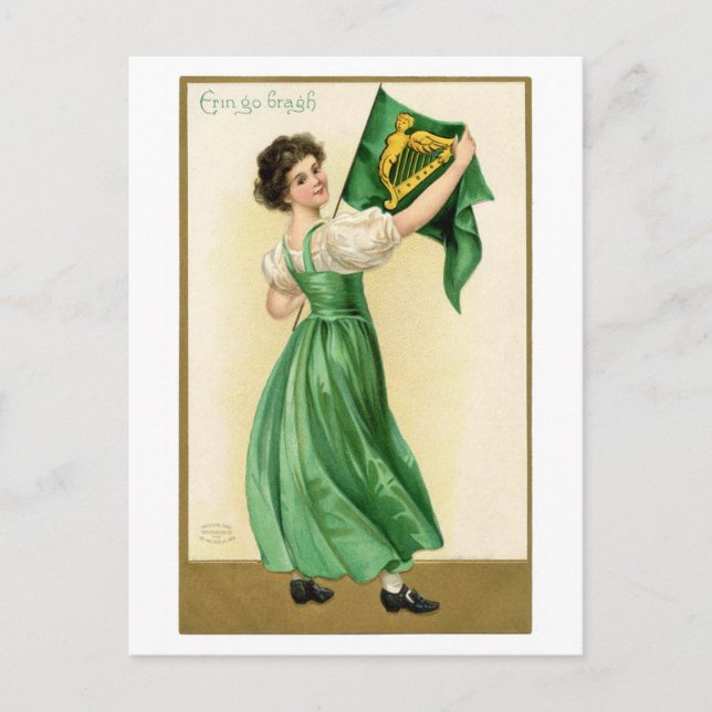 Postal Erin go bragh (Anverso)
