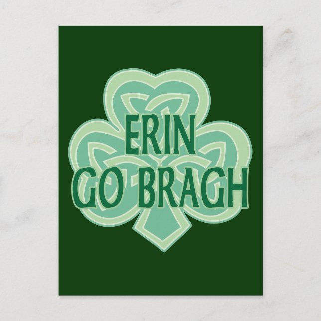 Postal Erin Go Bragh (Anverso)