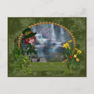 Postal Erin Go Bragh St Patrick's Day