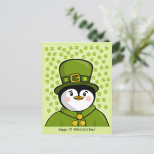 Postal Erin go Penguin Postcard