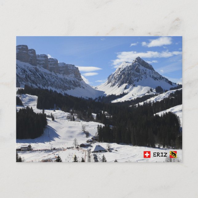 Postal Eriz, Bernese Oberland, Suiza (Anverso)