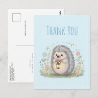 Erizo Adorable con Lámpara Gracias