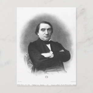 Postal Ernest Renan tras una fotografía de Pierre
