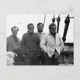 Postal Ernest Shackleton y la tripulación Nimrod Antártic