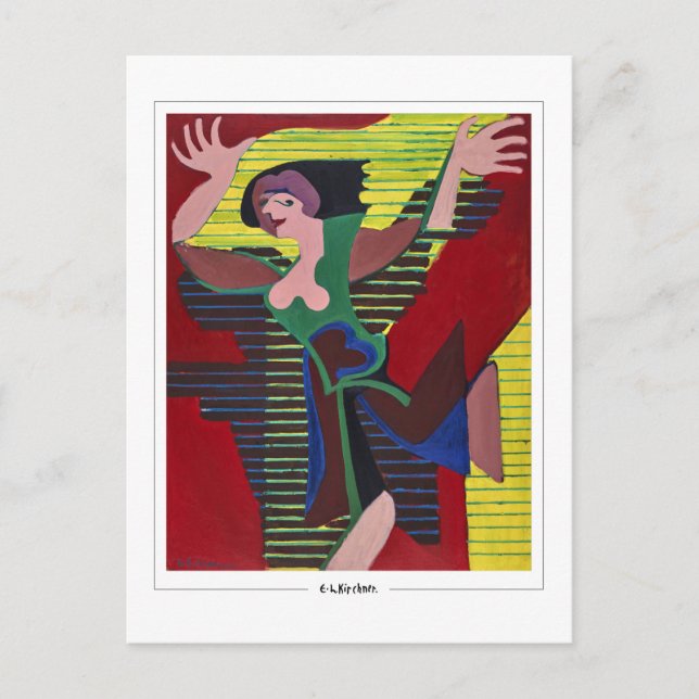Postal Ernst Ludwig Kirchner #6-2 - Postcard Bella Artes (Anverso)