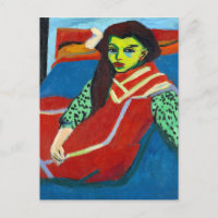 Ernst Ludwig Kirchner Chica sentada Fränzi Fehrman