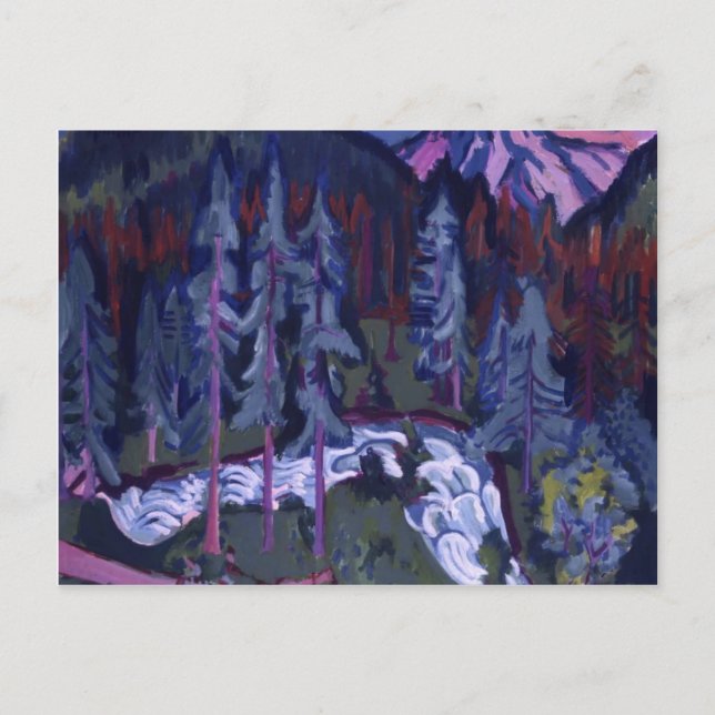 Postal Ernst Ludwig Kirchner-Sertigweg (Anverso)