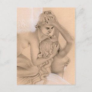Postal Eros y Psiche