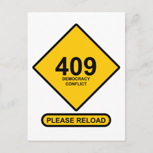 Postal Error 409: Conflicto democrático