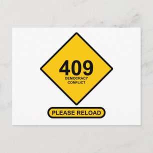Postal Error 409: Conflicto democrático