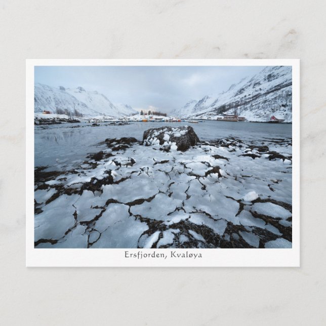 Postal Ersfjorden Noruega (Anverso)