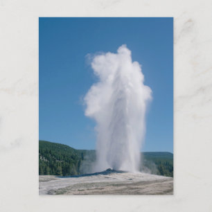 Postal Erupción de la vieja fe en Yellowstone