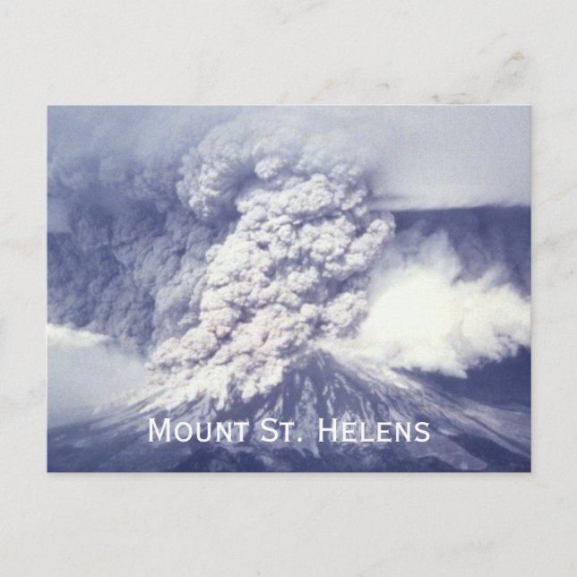 Postal Erupción del Monte St. Helens, 18 de mayo de 1980 (Anverso)