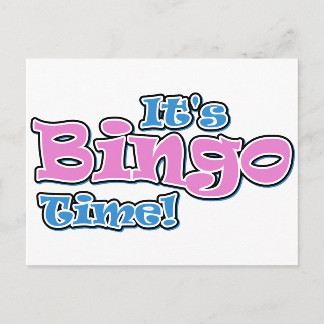 Postal Es Bingo TIme (Anverso)