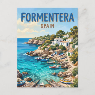 Postal Es Caló de Sant Agustí Formentera España