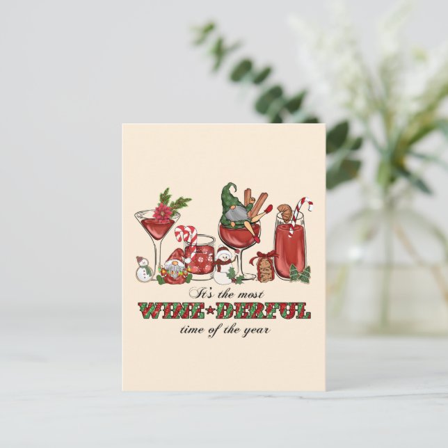 Postal Es el momento más maravilloso (Anverso de pie)