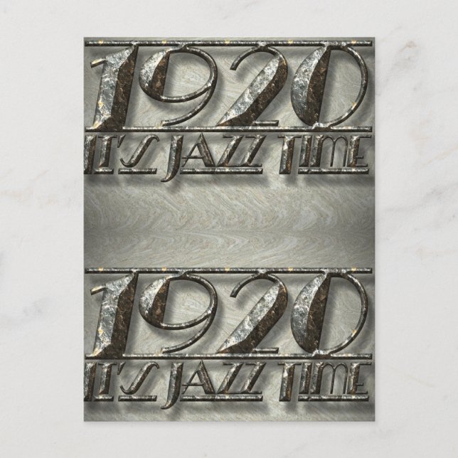 Postal Es el tablero de estilo de música de danza Jazz Ti (Anverso)
