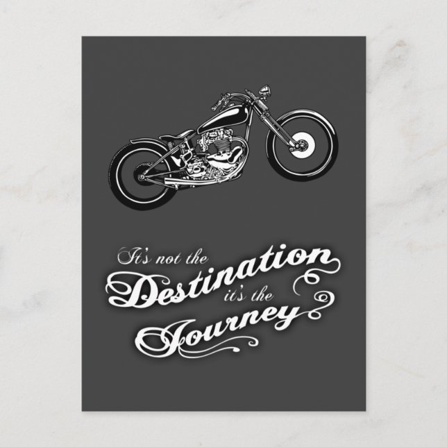 Postal Es el viaje (Anverso)