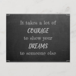 Postal Es erfordert Mut