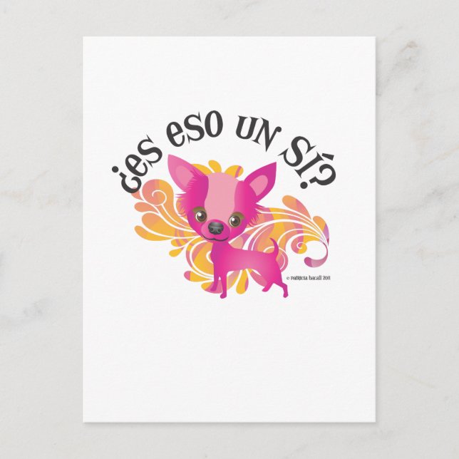 Postal ¿Es eso un SI? (Anverso)