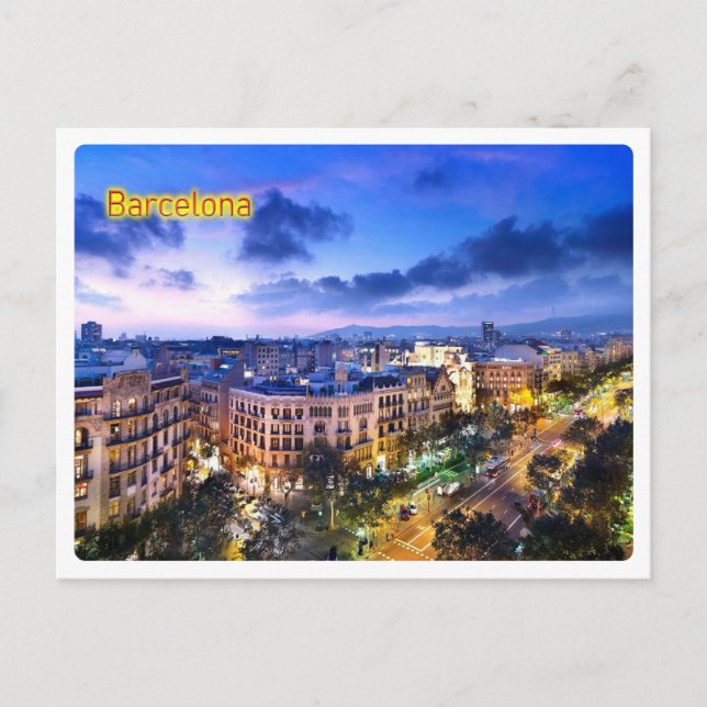 Postal ES Europa - España - Barcelona - (Anverso)