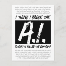 Es Gracioso Que Creo Que Rompió La IA...