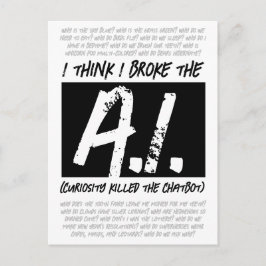 Postal Es Gracioso Que Creo Que Rompió La IA...