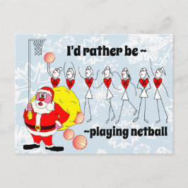 Postal Es gracioso que prefiera jugar a Navidades de Netb