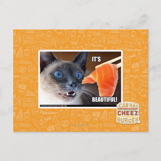 Postal ¡Es hermoso! (Anverso)