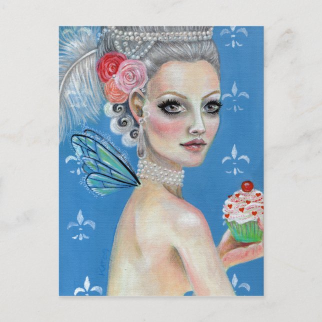 Postal ¡Es hora de comer un buen pastel (Anverso)