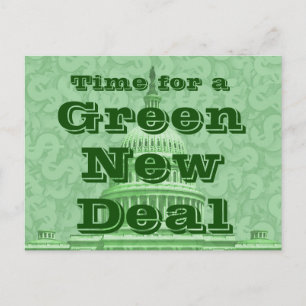 Postal Es hora de un nuevo acuerdo verde