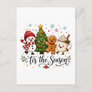 Postal Es la temporada de Navidad