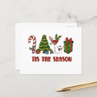 Postal Es La Temporada Feliz Navidad