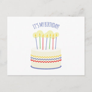Postal Es mi cumpleaños