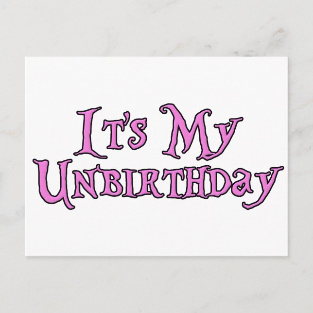 Postal Es mi cumpleaños (Anverso)