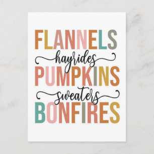 Postal Es otoño de nuevo