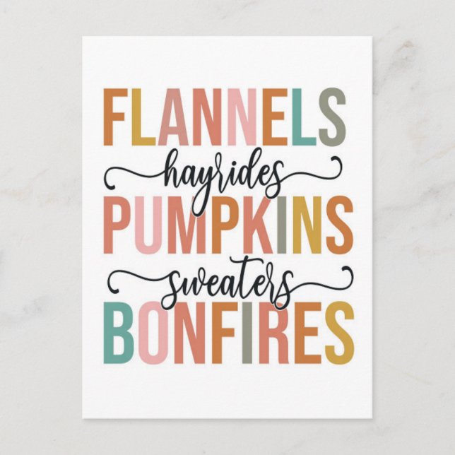 Postal Es Otoño otra vez (Anverso)