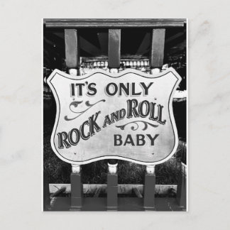Postal 'Es sólo rock and roll, bebé'