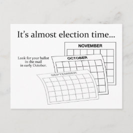 Postal Es tiempo de elecciones generales en California —