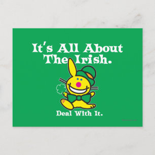 Postal Es todo sobre los irlandeses (verde)