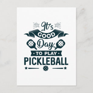 Postal Es un buen día para jugar Pickleball